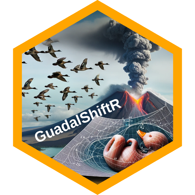 hex sticker for the GuadalShiftR project